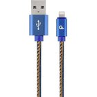 Cablexpert CC-USB2J-AMLM-1M-BL Lightning-kaapeli Sininen