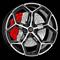 Msw 53 gloss black polished 10,5X22 – kuva 1