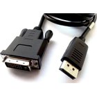 UNITEK Y-5118BA videokaapeli-adapteri 1,8 m DisplayPort DVI Musta