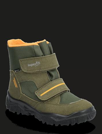 Superfit Husky1 Talvikengät, Green/Orange, 21