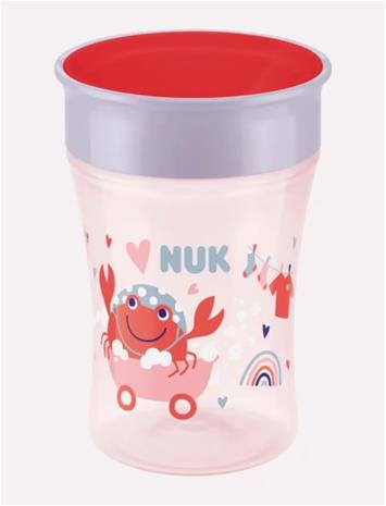 NUK Evolution Magic Muki 230 ml, Punainen