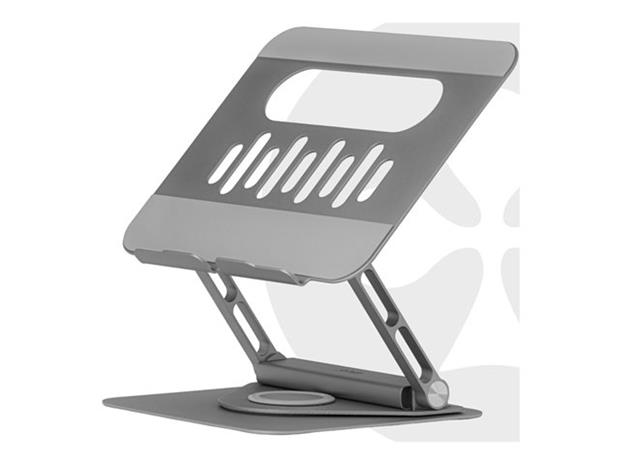CLUB3D Adjustable Aluminium Laptop Stand with USB-C® Hub