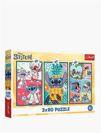 Trefl Lilo & Stitch Palapelit 3x80 Palaa