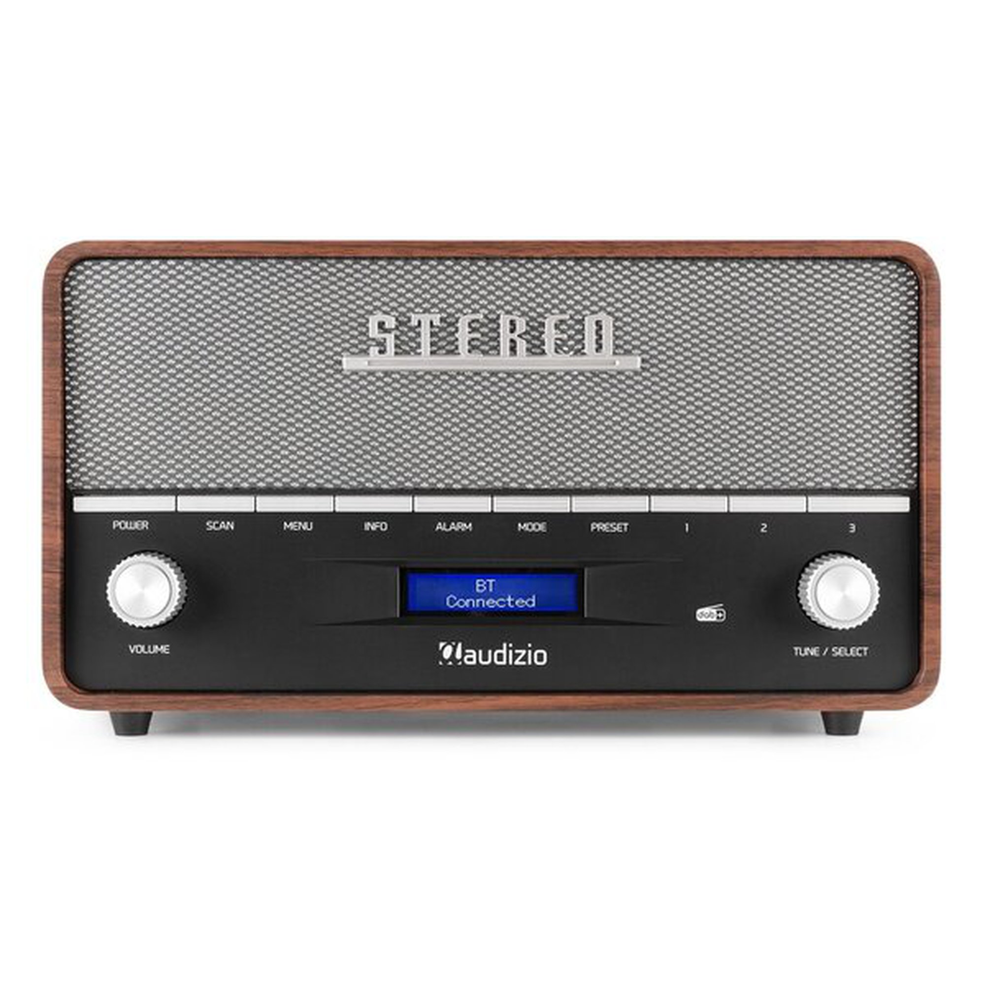 Audizio Corno Retro DAB+ Radio Harmaa