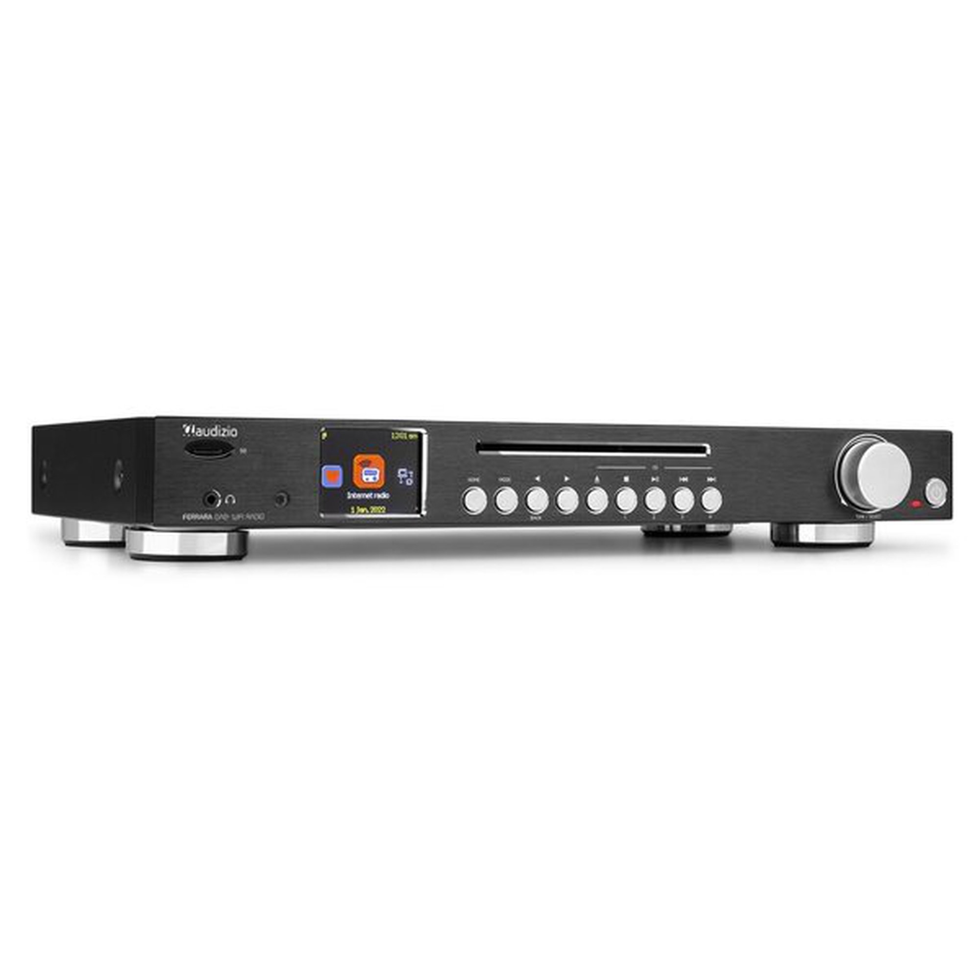 Audizio Ferrara Internet Radio DAB+/FM:llä ja CD-soittimella, ferrara