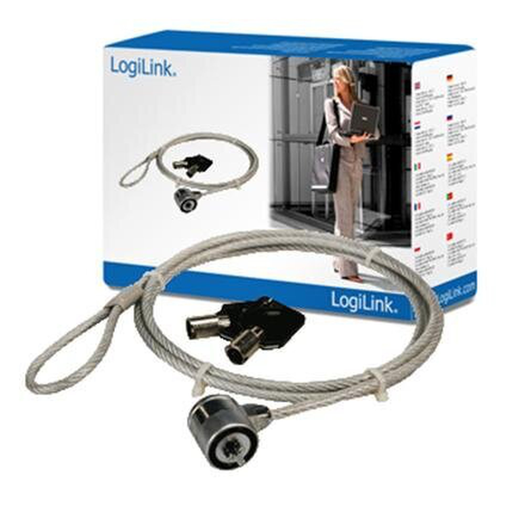Logilink NBS003 kannettavan tietokoneen lukko