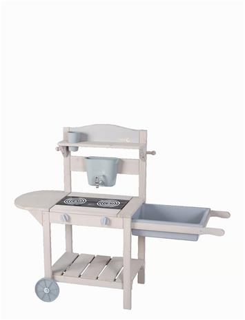 ROBA Mobile Play And Mud Kitchen Bbq - Grey - ONE SIZE