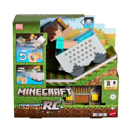 Minecraft RC Steve with Minecart