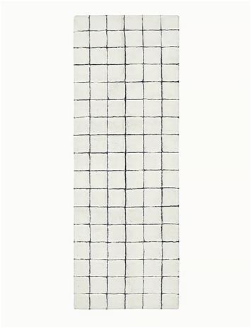 Lorena Canals Woolable Rug Runner Mosaic Natural - Cream - 80X 230CM