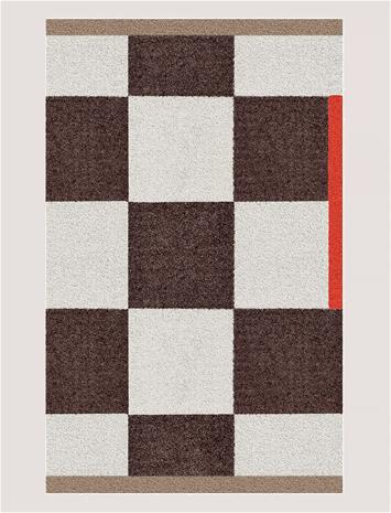 Mette Ditmer Square all-round matta small Ruskea