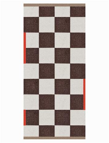 Mette Ditmer Square all-round matto large Ruskea