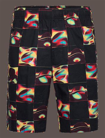 Edwin Saike Check Short - Multicolor - Black - S