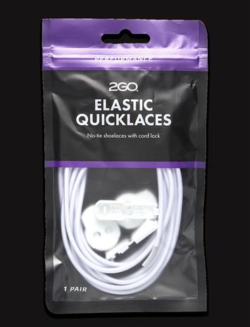 2GO 2Go Elastic Quicklaces 975 Tarvikkeet Kengät White 2GO
