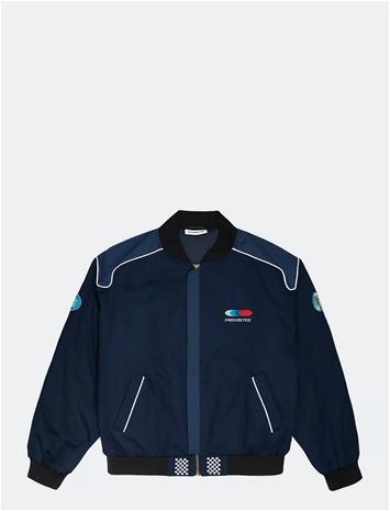 Prohibited Racetrack Jacket Blue - Navy - XL