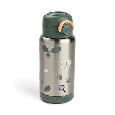Done by Deer - Insulated straw bottle Tiny trails - Green - 340 ml – kuva 5/7