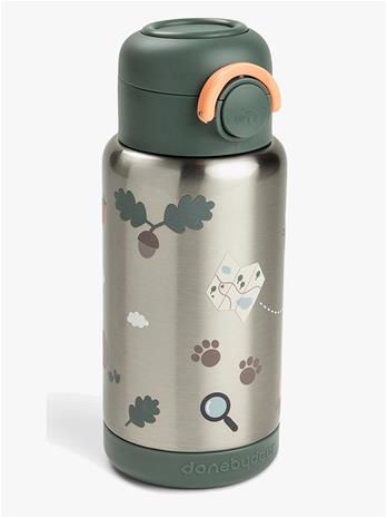 Done by Deer - Insulated straw bottle Tiny trails - Green - 340 ml – kuva 6/7