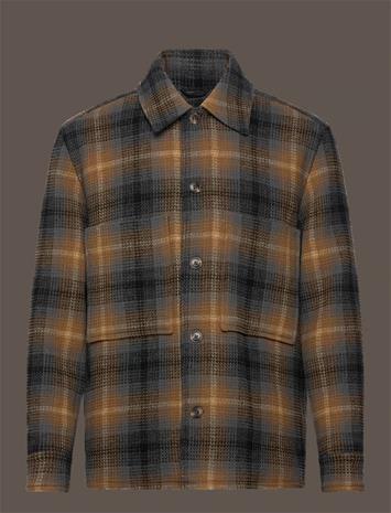 Closed Shacket Dried Tabaco - Multi/patterned - L