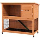 Pieneläinhäkki PawHut 123x63x112cm, ruskea/musta