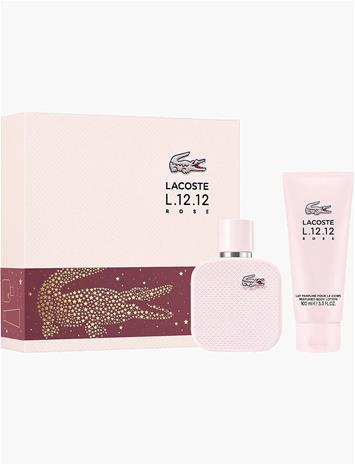 Lacoste - L.12.12 Rose Set - 50ml EDP + 100ml BL