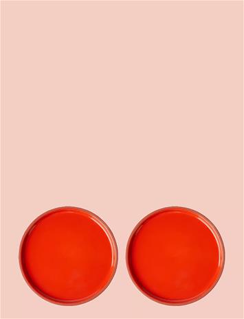 Studio About Plate, Medium Home Tableware Plates Dinner Plates Red Studio About