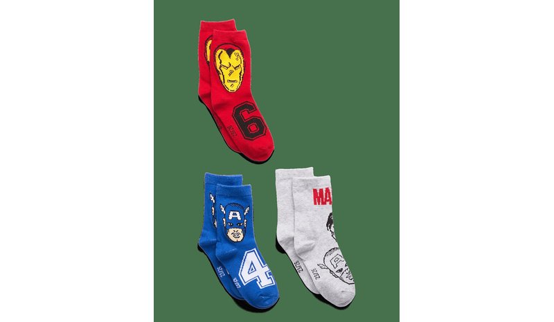 MARVEL Socks - RED - 23/26 – kuva 1/2