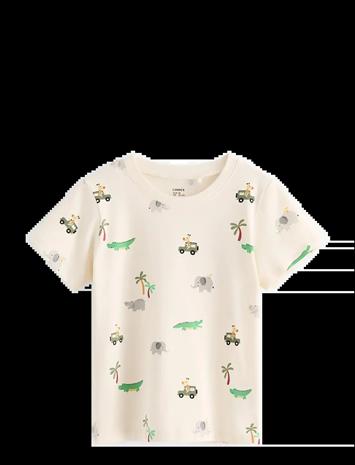 Lindex T-Shirt - White - 104