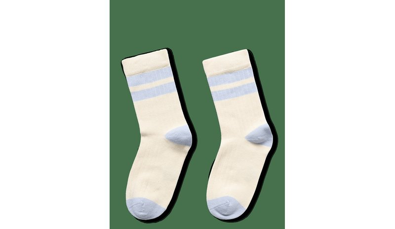MINIPOP Mpopmarg Bamboo Sock - SPRING BLUE - 19/22 – kuva 1/2