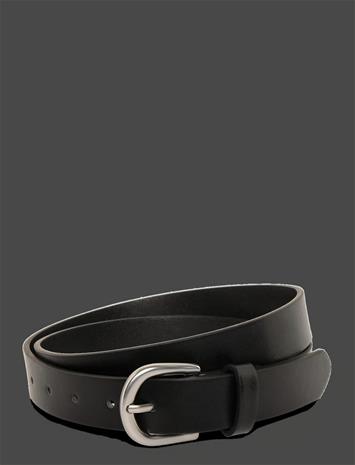 Mango Faux-Leather Belt - Black - M – kuva 2/3