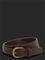 Mango Faux-Leather Belt - Brown - M – kuva 2