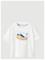 Mango Printed Cotton-Blend T-Shirt - White - 98 – kuva 5