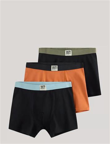 Lindex 3-Pack Boxer Shorts - Black - 170