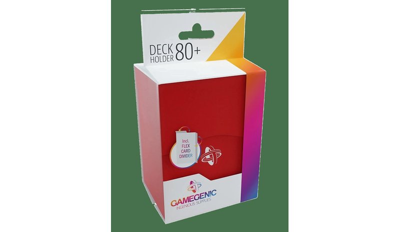 GAMEGENIC Deck Holder 80+ Red - RED - One Size – kuva 1/2