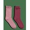MANGO 2 Pack Ribbed Socks - PINK - S – kuva 1