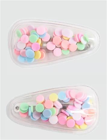 Mango Pack Of 2 Confetti Clips - Pink - ONE SIZE