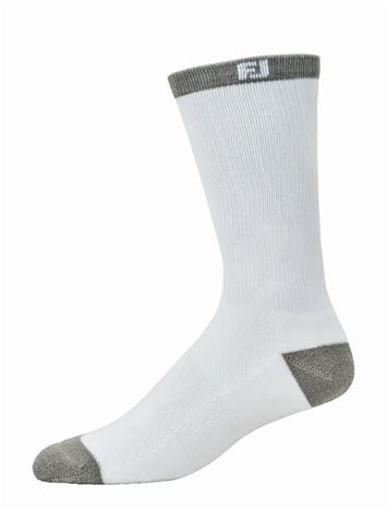 FootJoy Junior Prodry Crew - White - 35-38