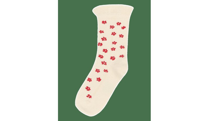 MINIPOP Mpopmyra Bamboo Sock - CLOUD DANCER - 19/22Y – kuva 1/2