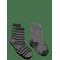 MANGO 2 Pack Patterned Socks - MEDIUM GREY - S – kuva 1