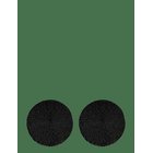 NOBLE HOUSE Place Mat Tellus Metallic 2-P - BLACK - 38X38 cm x 38