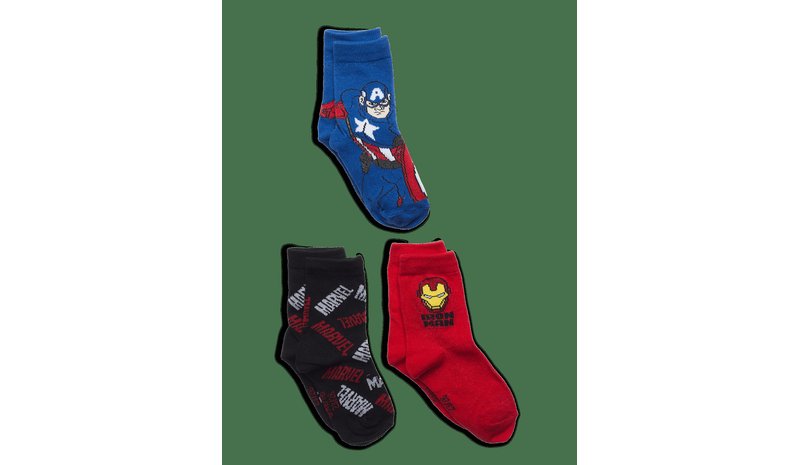 MARVEL Socks - RED - 23-26 – kuva 1/4