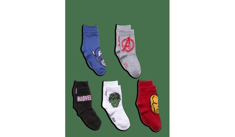 MARVEL Socks - RED - 23-26 – kuva 2/4