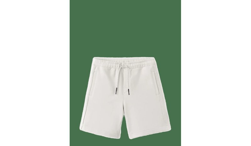 MANGO Cotton Shorts With Drawstring - NATURAL WHITE - 116