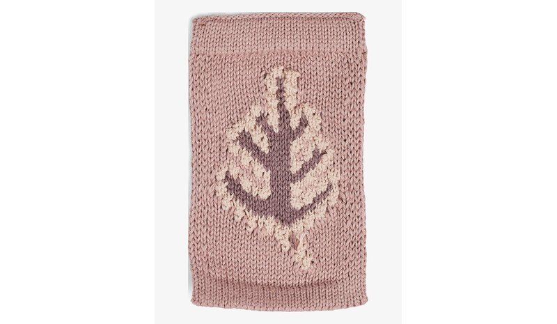 SMALLSTUFF Knitted Flag, Leaf, Rose - LE ROSE - One Size – kuva 1/2