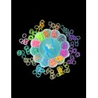 ROBETOY Loom Bands W Tools 360Pcs - 1016 - One Size