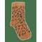 MELTON Leopard Socks - BISCUIT - 31/34 – kuva 1