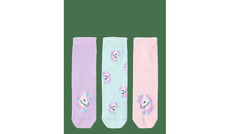 LINDEX 3-Pack Socks - LIGHT PINK - 28/30 – kuva 1/2