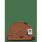 MINI RODINI Basic Hearts Baby Beanie Tencel™ - BROWN - 40-42