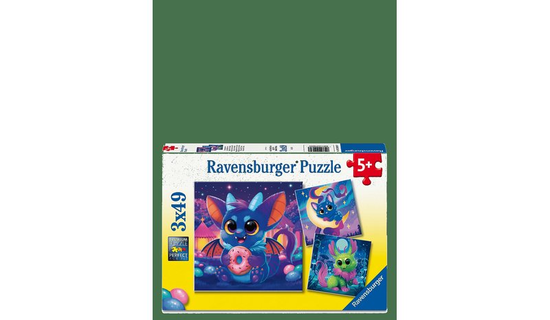 RAVENSBURGER Little Demons 3X49P - MULTI COLOURED - One Size – kuva 1/2