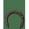 MANGO Vichy Check Flying Headband - BROWN - One Size – kuva 1