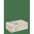 MUURLA Emil Tin Box Cluck Cluck 18X12X6Cm - BEIGE - W18 cm