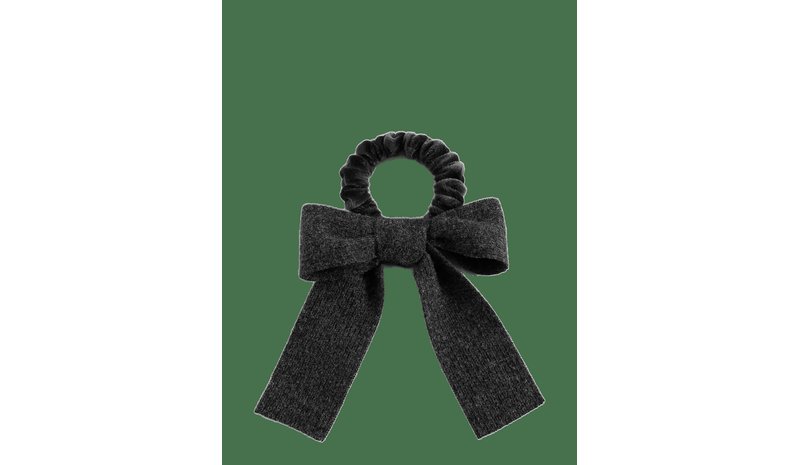 MANGO Bow Scrunchie - GREY - One Size – kuva 1/2